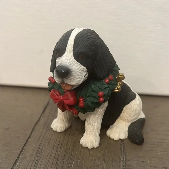 Baby dog Silver deer Christmas animals by Tom Rubel - Picture 1 of 5